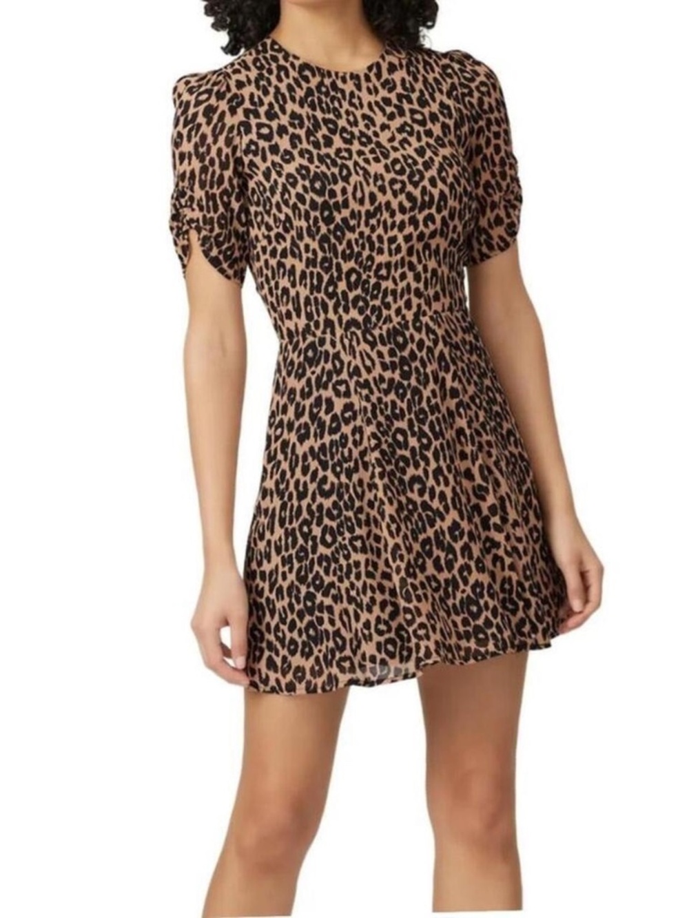 Reformation Leopard Cheetah Gracie Dress sz  6